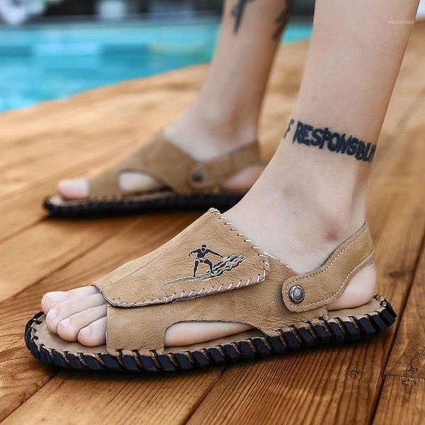 sandals mens summer outdoor leisure sandals 2020 new beach slippers cross-border fashion trend men's shoes plus size 39-481, Black
sandals mens summer outdoor leisure sandals 2020 new beach slippers cross-border fashion trend men's shoes plus size 39-481, Black