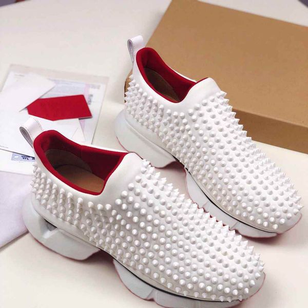 classic red soled men women casual shoes spikes rivets rhinestone shoes fashion party walk shoe sneakers chaussures with box size 35-46, Black
classic red soled men women casual shoes spikes rivets rhinestone shoes fashion party walk shoe sneakers chaussures with box size 35-46, Black