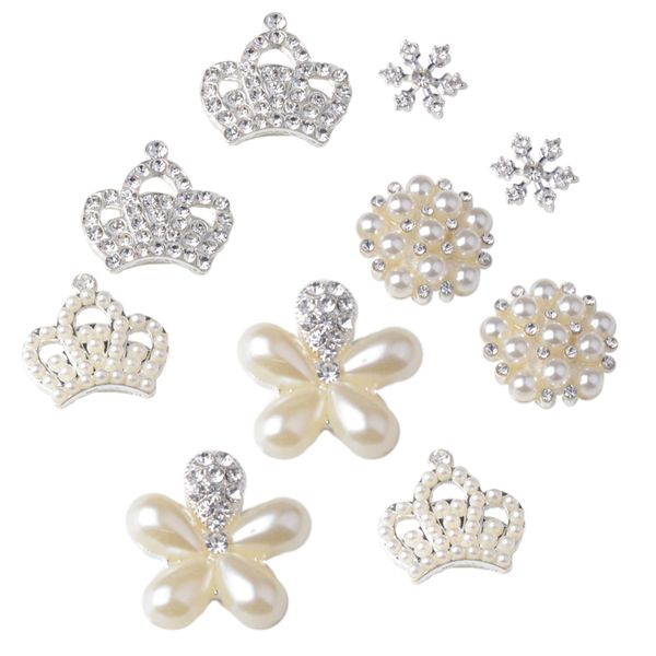 10 pieces mixed pearl flower rhinestone buttons crystal flatback embellishement diy sewing for dress jewelry craft wedding invitation hair
10 pieces mixed pearl flower rhinestone buttons crystal flatback embellishement diy sewing for dress jewelry craft wedding invitation hair