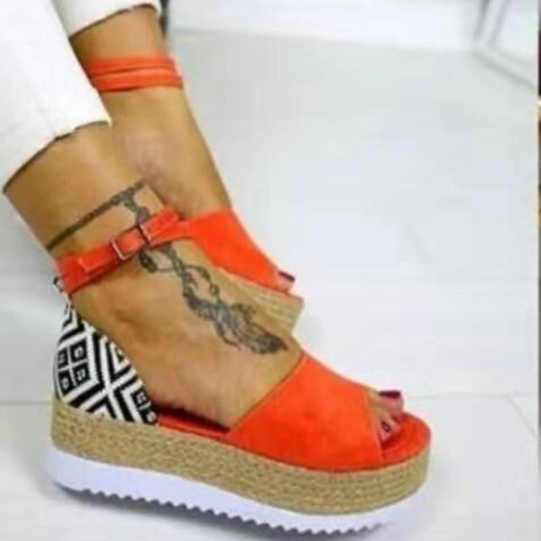 sandals summer classic ladies rubber sole studs wedge heel ankle strap open toe 2021 casual platform, Black
sandals summer classic ladies rubber sole studs wedge heel ankle strap open toe 2021 casual platform, Black