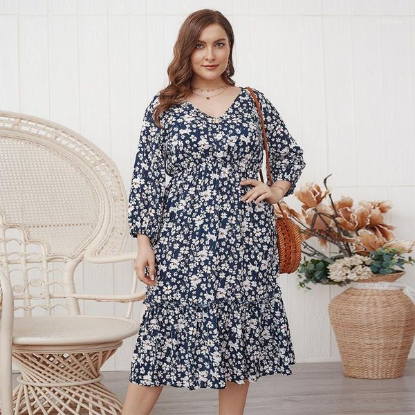 casual dresses women's long-sleeved dress fashion plus size printing summer loose temperament high waist v-neck dress1, Black;gray
casual dresses women's long-sleeved dress fashion plus size printing summer loose temperament high waist v-neck dress1, Black;gray
