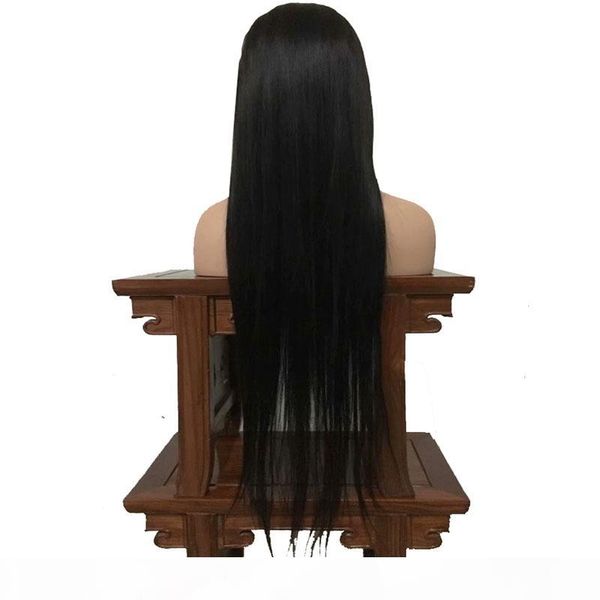 long straight natural black color human hair glueless lace front wi& full hair lace wig for african americans woman 12-26inch heat resistant, Black;brown
long straight natural black color human hair glueless lace front wi& full hair lace wig for african americans woman 12-26inch heat resistant, Black;brown