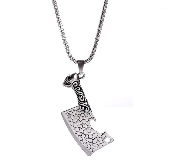 gothic retro stainless steel skull machete pendant necklaces creative skeleton pendant necklaces for women men jewelry+chain1, Silver
gothic retro stainless steel skull machete pendant necklaces creative skeleton pendant necklaces for women men jewelry+chain1, Silver