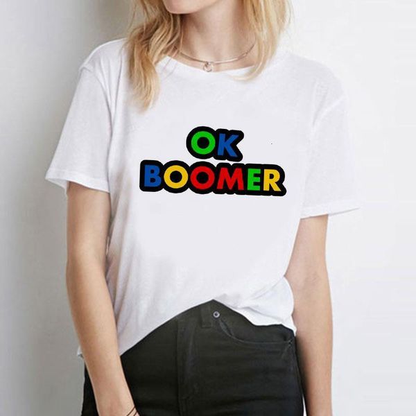 ok boomer colours printed women t shirt cool fashion short sleeve o-neck t shirts casual loose christmas, White
ok boomer colours printed women t shirt cool fashion short sleeve o-neck t shirts casual loose christmas, White