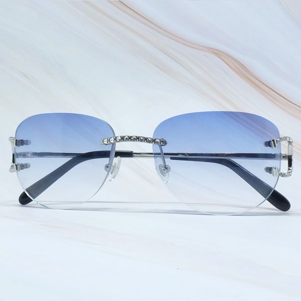 2021 new rhinestones sunglasses men rimless ploit diamond big c carters eyewear hiphop shades summer wire sun glasses lentes de sol v2ao, White;black 
2021 new rhinestones sunglasses men rimless ploit diamond big c carters eyewear hiphop shades summer wire sun glasses lentes de sol v2ao, White;black