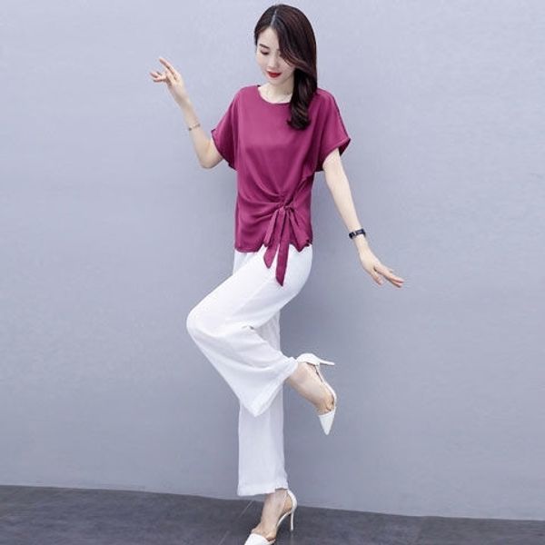 1tqp7 pants suit for women summer 2020 dress women's new with wide leg pants wide leg fashionable foreign style covering bellyreducing, Gray
1tqp7 pants suit for women summer 2020 dress women's new with wide leg pants wide leg fashionable foreign style covering bellyreducing, Gray