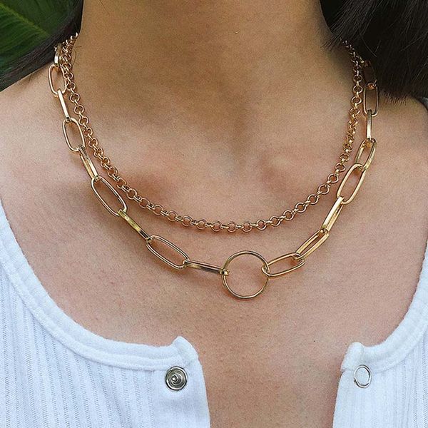 punk hollow толстых цепей choker ожерелье женщина простого темперамент двухслойного геометрические ключицы ожерелье vintage ювелирных издели, Golden;silver
punk hollow толстых цепей choker ожерелье женщина простого темперамент двухслойного геометрические ключицы ожерелье vintage ювелирных издели, Golden;silver