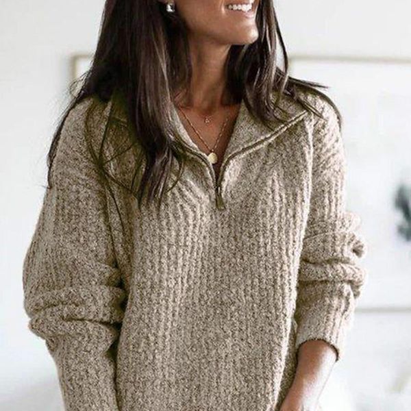 women's sweaters 2021 autumn/winter zip-up head long-sleeved knit sweater coat woman turtleneck knitted, White;black
women's sweaters 2021 autumn/winter zip-up head long-sleeved knit sweater coat woman turtleneck knitted, White;black