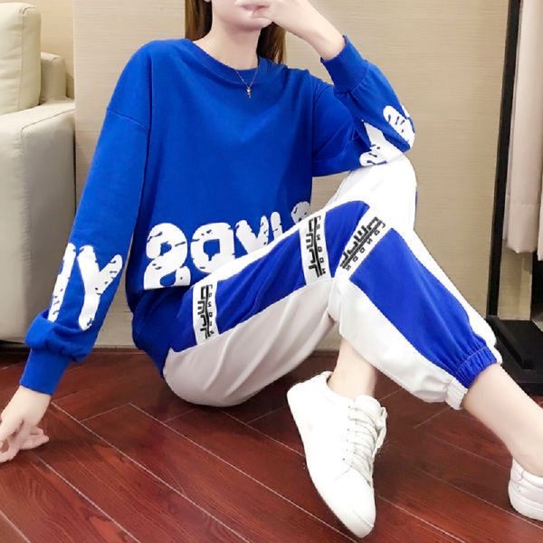 2021 new manner female tender sports spring fall loose and fine casual women's clothing western letter 2 farts together kxgv, White
2021 new manner female tender sports spring fall loose and fine casual women's clothing western letter 2 farts together kxgv, White