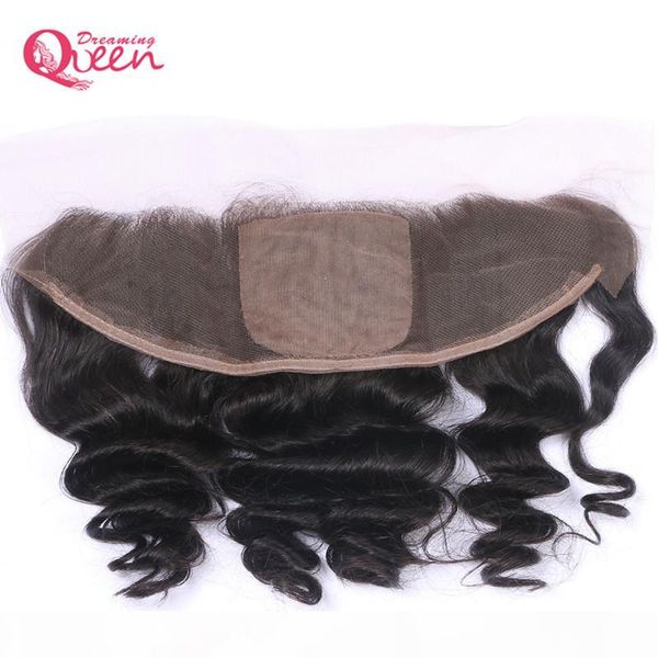 peruvian loose wave silk base lace frontal closure virgin human hair pre-plucked 13x4 ear to ear middle three part lace closure, Black
peruvian loose wave silk base lace frontal closure virgin human hair pre-plucked 13x4 ear to ear middle three part lace closure, Black