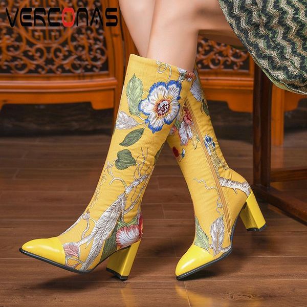 verconas autumn winter genuine leather knee-high boots for women high heels shoes woman side zipper new print long boots fashion1, Black
verconas autumn winter genuine leather knee-high boots for women high heels shoes woman side zipper new print long boots fashion1, Black