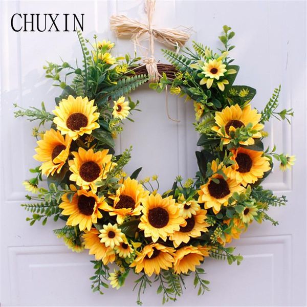 simulation sunflower wreath home door wall decoration fake flower festival party diy decoration pgraphy props 1pc
simulation sunflower wreath home door wall decoration fake flower festival party diy decoration pgraphy props 1pc