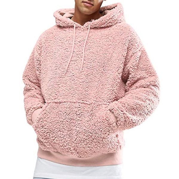 men fashion warm fluffy hoodie pullover fleece sweatshirt casual hooded solid coat jumper autumn winter kg-1535, Black
men fashion warm fluffy hoodie pullover fleece sweatshirt casual hooded solid coat jumper autumn winter kg-1535, Black