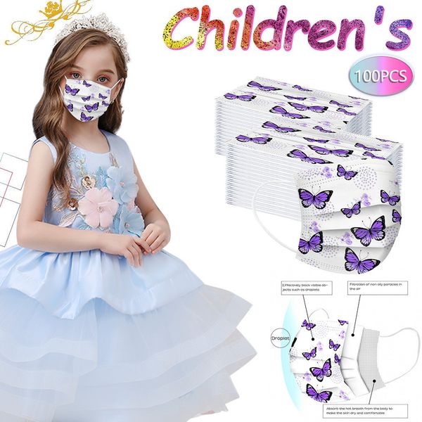 10-100pcs purple butterfly masks disposable dustproof breathable face mouth 3ply mask designed children for outdoor sports
10-100pcs purple butterfly masks disposable dustproof breathable face mouth 3ply mask designed children for outdoor sports