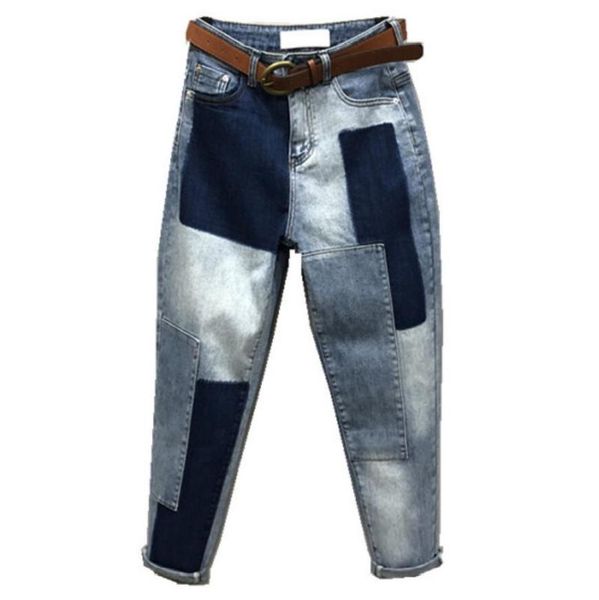 personalized patch harlan jeans women 2021 new spring autumn high waist was thin loose feet color matching pants r66, Blue
personalized patch harlan jeans women 2021 new spring autumn high waist was thin loose feet color matching pants r66, Blue
