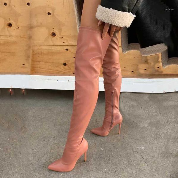 simple design side half-zip solid women over knee high boots stiletto ladies pointed toe thigh high long booties large size 431, Black
simple design side half-zip solid women over knee high boots stiletto ladies pointed toe thigh high long booties large size 431, Black