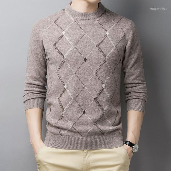 men's sweaters o-neck man 100% goat cashmere knitted jumpers 2021 winter autumn long sleeve men pure wool plaid pullovers1, White;black
men's sweaters o-neck man 100% goat cashmere knitted jumpers 2021 winter autumn long sleeve men pure wool plaid pullovers1, White;black