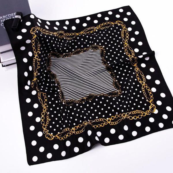 scarves fashion small silk scarf women dots print foulard hair headband luxury ladies shawl square bandana bufanda mujer, Blue;gray
scarves fashion small silk scarf women dots print foulard hair headband luxury ladies shawl square bandana bufanda mujer, Blue;gray