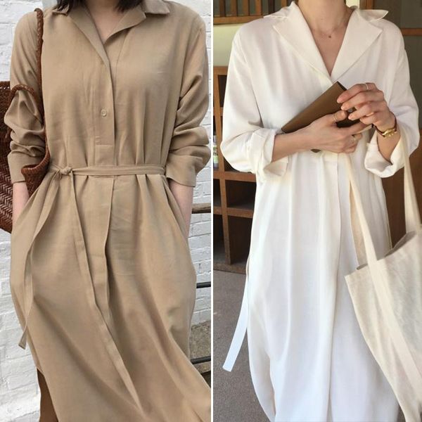 zanzea women's dress 2020 fashion female long maxi vestidos casual lapel neck summer sundress belted cotton pockets robe femme, Black;gray
zanzea women's dress 2020 fashion female long maxi vestidos casual lapel neck summer sundress belted cotton pockets robe femme, Black;gray
