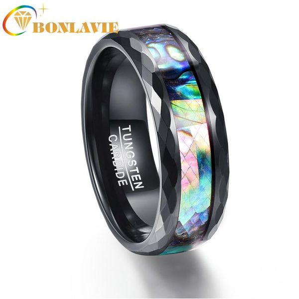 bonlavie 8mm men's abalone shell & polished black faceted tungsten carbide rings wedding bands size 5-14 quality, Slivery;golden
bonlavie 8mm men's abalone shell & polished black faceted tungsten carbide rings wedding bands size 5-14 quality, Slivery;golden