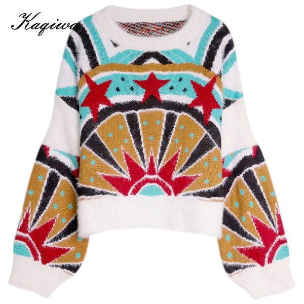 2020 spring korean sweater fashion women's pattern imitation mink hair slouchy loose short style with knitwear b-008 lj201112, White;black
2020 spring korean sweater fashion women's pattern imitation mink hair slouchy loose short style with knitwear b-008 lj201112, White;black