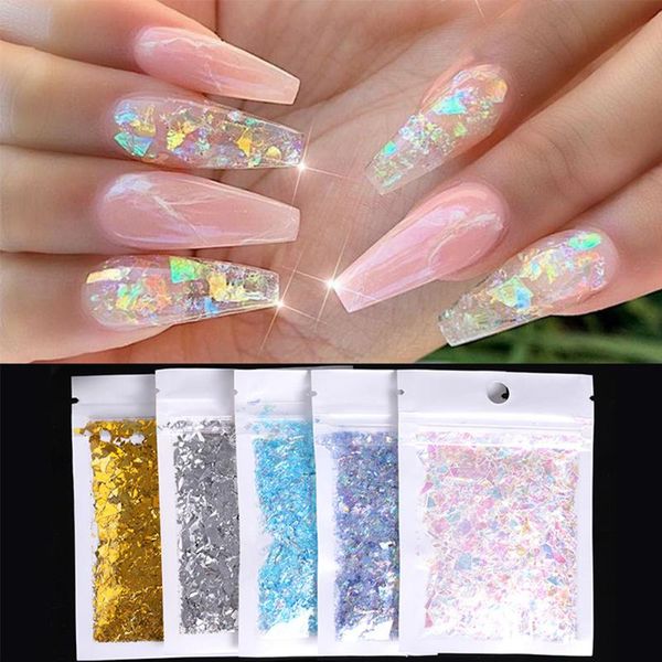 1 bag 5g holographics irregular candy glass paper flakies sequins colorful quadrangle nail power paillette nail art decoration, Silver;gold
1 bag 5g holographics irregular candy glass paper flakies sequins colorful quadrangle nail power paillette nail art decoration, Silver;gold