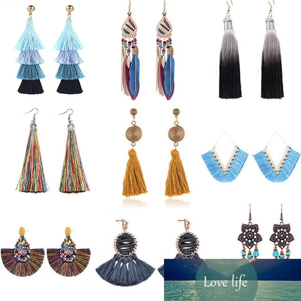 fashion bohemian women girl tassel vintage drop earrings big dangle fringe earrings jewelry, Silver
fashion bohemian women girl tassel vintage drop earrings big dangle fringe earrings jewelry, Silver