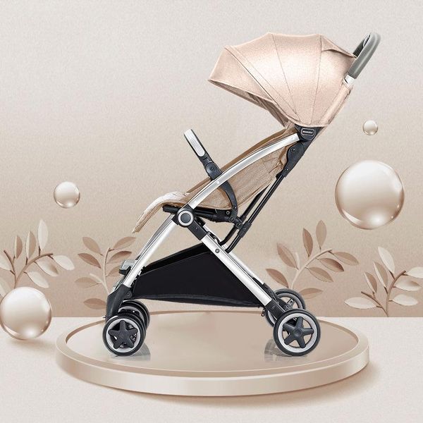 High-view Baby Stroller, Light To Sit, Reclining, Folding Portable Stroller, Baby Stroller Travel Stroller Bassinet