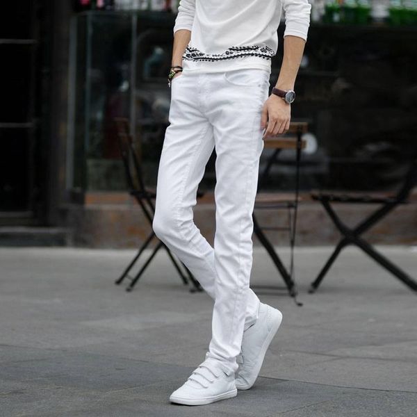 #1420 thin spring 2020 white jeans men elasticity casual jeans hommes slim fit skinny men distressed, Blue
#1420 thin spring 2020 white jeans men elasticity casual jeans hommes slim fit skinny men distressed, Blue