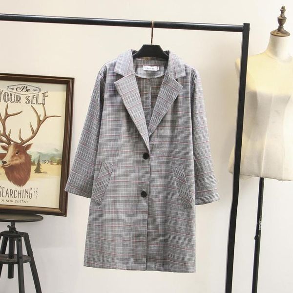 plaid casual medium long blazer women plus size 2019 autumn korean slim vintage suit women fashion coat jacket single breasted1, White;black
plaid casual medium long blazer women plus size 2019 autumn korean slim vintage suit women fashion coat jacket single breasted1, White;black