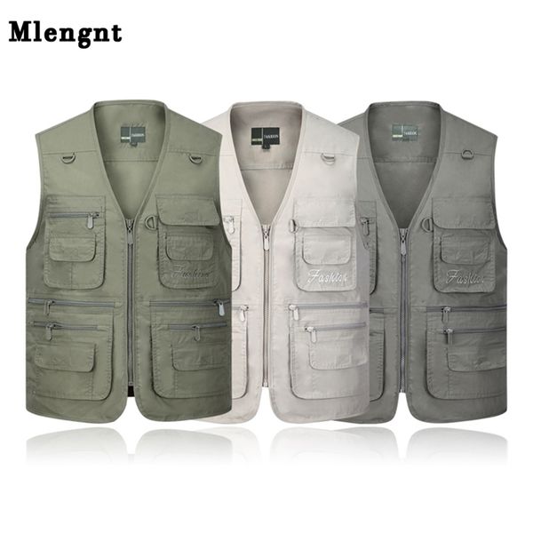 summer quick dry thin vest male with many pockets casual classic multi pocket military green pgrapher baggy work waistcoat lj201221, Black;white
summer quick dry thin vest male with many pockets casual classic multi pocket military green pgrapher baggy work waistcoat lj201221, Black;white