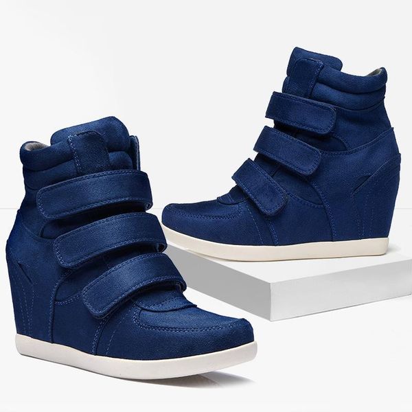 2020 fashion high shoe women ankle boots wedges girl lady shoes height increasing hook loop winter shoes hip hop star runway1, Black
2020 fashion high shoe women ankle boots wedges girl lady shoes height increasing hook loop winter shoes hip hop star runway1, Black