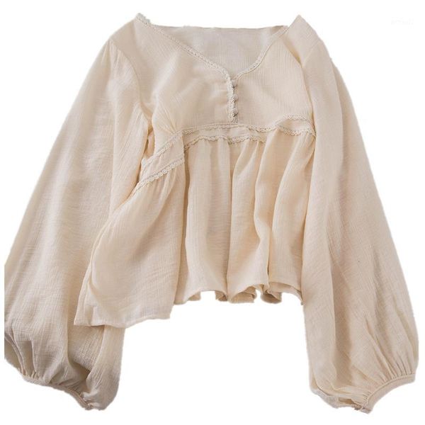 b3429 2018 new summer women fashionable v collar long sleeve loose button lace shirt wholesale1, White
b3429 2018 new summer women fashionable v collar long sleeve loose button lace shirt wholesale1, White
