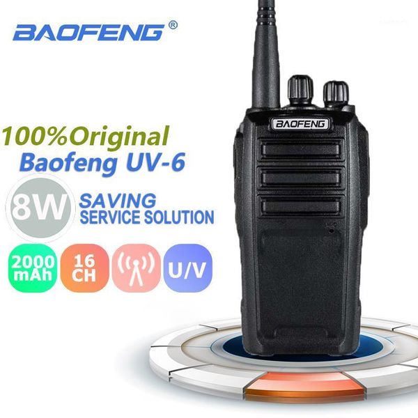 baofeng uv-6 walkie talkie 8w uhf&vhf 2000mah two way radio comunicador uv6 uv 6 rechargeable ham car portable powerful radios1
baofeng uv-6 walkie talkie 8w uhf&vhf 2000mah two way radio comunicador uv6 uv 6 rechargeable ham car portable powerful radios1