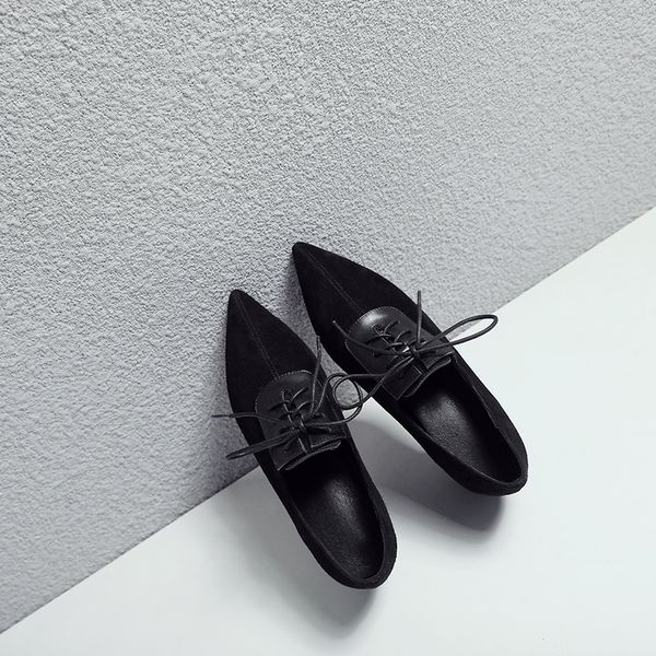 women genuine 2021 bombs 22-25cm korean couture sheep suede pointed to women's shoes simple colour match 5ux7, Black
women genuine 2021 bombs 22-25cm korean couture sheep suede pointed to women's shoes simple colour match 5ux7, Black
