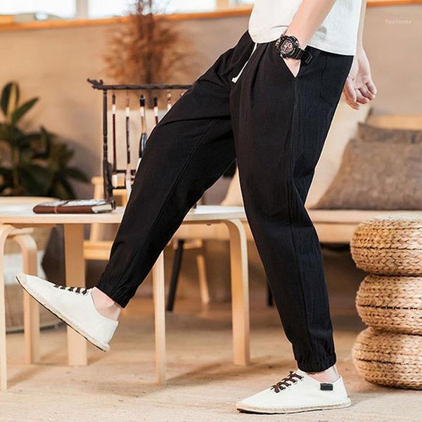 harajuku fitness lace up spring mens trousers cotton linen mens harem pants summer male casual calf-length pants summer streetwe1, Black
harajuku fitness lace up spring mens trousers cotton linen mens harem pants summer male casual calf-length pants summer streetwe1, Black