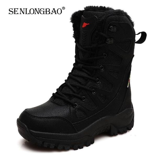 winter men military special force tactical desert waterproof leather men's plush warm snow boots work shoes, Black
winter men military special force tactical desert waterproof leather men's plush warm snow boots work shoes, Black