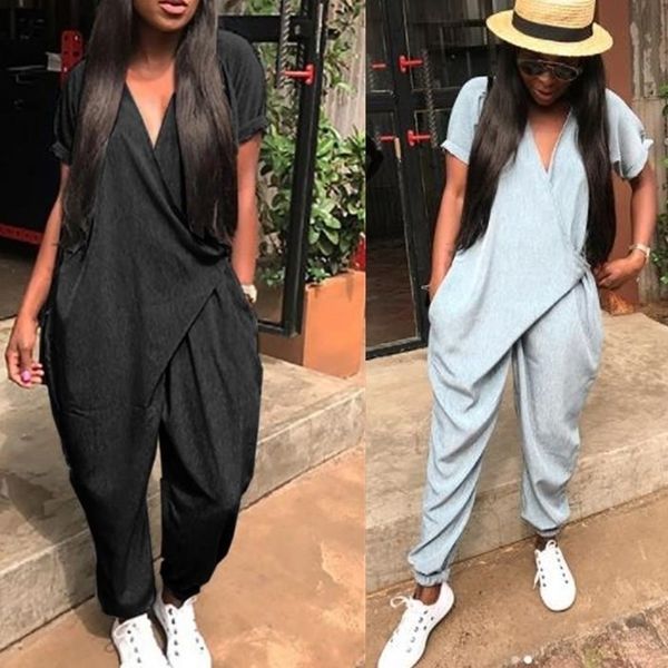 summer rompers woman jumpsuits fashion solid v neck loose women playsuits casual women jumpsuit overalls plus size y200904, Black;white
summer rompers woman jumpsuits fashion solid v neck loose women playsuits casual women jumpsuit overalls plus size y200904, Black;white
