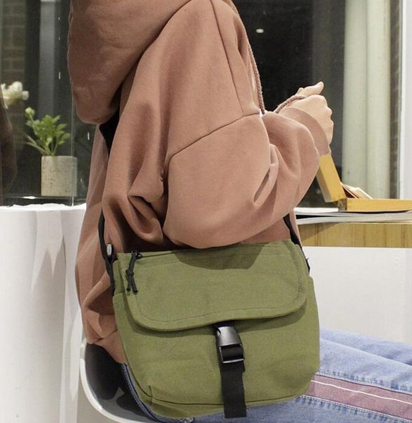 2020 japan and south korea canvas bag student casual fashion multi-function shoulder bag