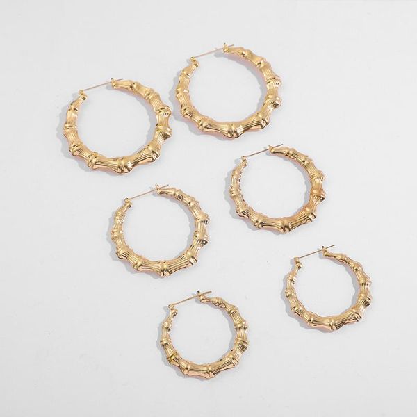 hoop & huggie exaggerated big circle bamboo earrings for women punk gold color hollow geometric minimalist jewelry gifts, Golden;silver
hoop & huggie exaggerated big circle bamboo earrings for women punk gold color hollow geometric minimalist jewelry gifts, Golden;silver
