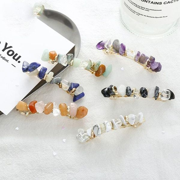 hair accessories korean metal retro geometric hairpin wild girl temperament natural stone spring clip
hair accessories korean metal retro geometric hairpin wild girl temperament natural stone spring clip