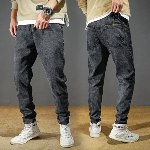 rzaen autumn winter new casual waist men's korean style men's denim autumn winter fashion brand new trendy harlan loose feet pants, Blue
rzaen autumn winter new casual waist men's korean style men's denim autumn winter fashion brand new trendy harlan loose feet pants, Blue