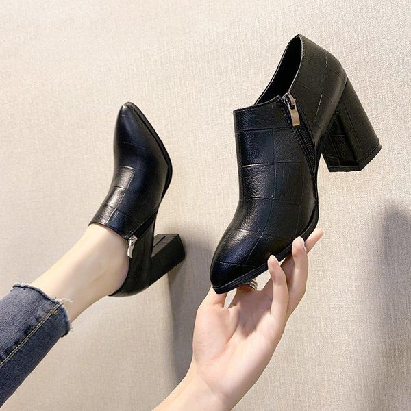 boots aq619 pointed short women 2021 spring and autumn high heels casual ankle, Black
boots aq619 pointed short women 2021 spring and autumn high heels casual ankle, Black