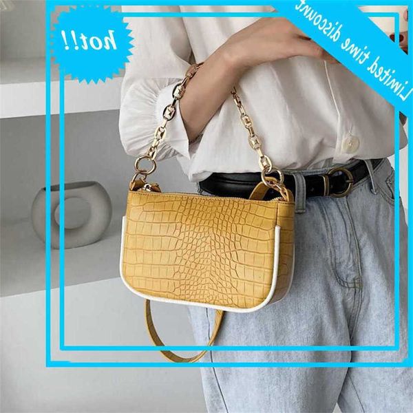 women shoulder bags pu leather casual trendy subaxillary cups fashion crocodile pattern messenger handbags crossbody task
women shoulder bags pu leather casual trendy subaxillary cups fashion crocodile pattern messenger handbags crossbody task
