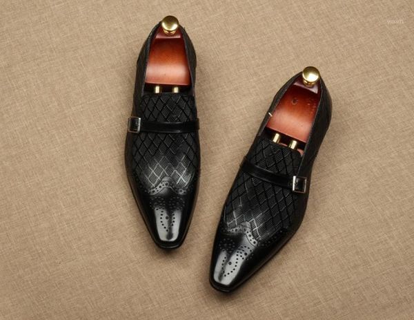 dress shoes pointed toe business men genuine leather wedding fashion trending carving luxury career work size 441, Black
dress shoes pointed toe business men genuine leather wedding fashion trending carving luxury career work size 441, Black