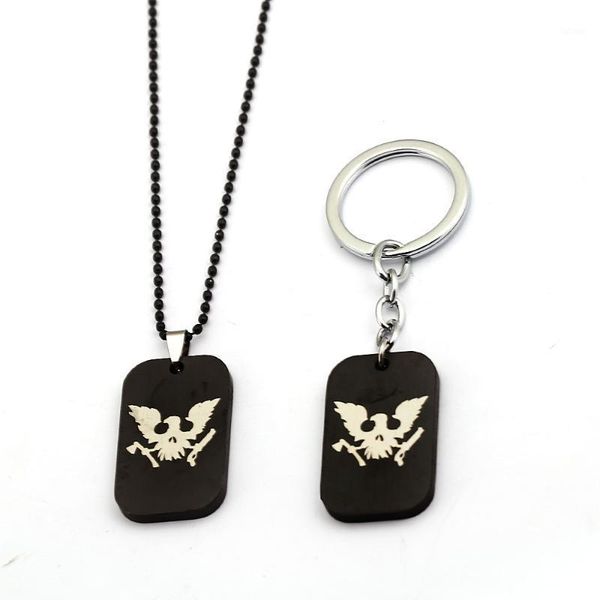 hsic game state of decay 2 beads chain necklace stainless steel pendant dog tag keychain metal car bag accessory1, Silver
hsic game state of decay 2 beads chain necklace stainless steel pendant dog tag keychain metal car bag accessory1, Silver