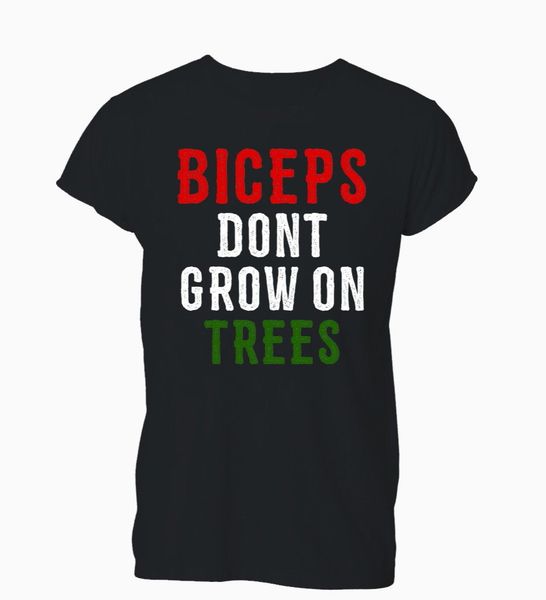 sport new men t shirt fashion popular style man biceps don't grow on trees lift gymer weights t-shirt mens
sport new men t shirt fashion popular style man biceps don't grow on trees lift gymer weights t-shirt mens
