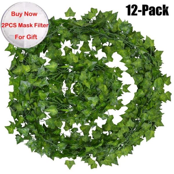 12packs artificial ivy flower garland fake vines leaf hanging plants garland wedding home garden office wedding wall decoration1
12packs artificial ivy flower garland fake vines leaf hanging plants garland wedding home garden office wedding wall decoration1