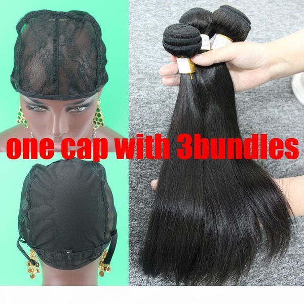 dhl shipping lace cap with adjustable strap on the back weave cap and 3 bundles brazilian hair wefts hair weaving, Black;brown
dhl shipping lace cap with adjustable strap on the back weave cap and 3 bundles brazilian hair wefts hair weaving, Black;brown