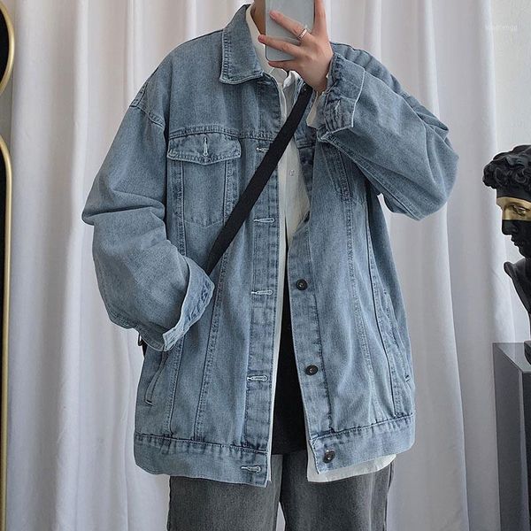 new denim jacket men 2020 new fashion retro trend thin coat lapel jacket printed loose men's quality coat large size 5xl1, Black;brown
new denim jacket men 2020 new fashion retro trend thin coat lapel jacket printed loose men's quality coat large size 5xl1, Black;brown